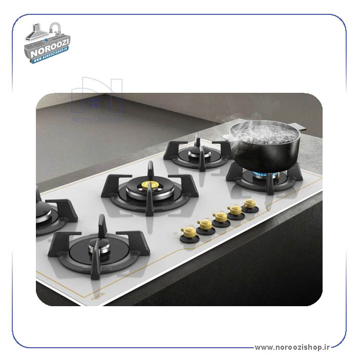 اجاق گاز توکار 5 شعله آلتون IG540W - Image 2